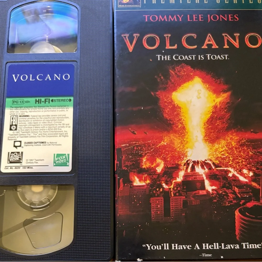 Volcano VHS Tape